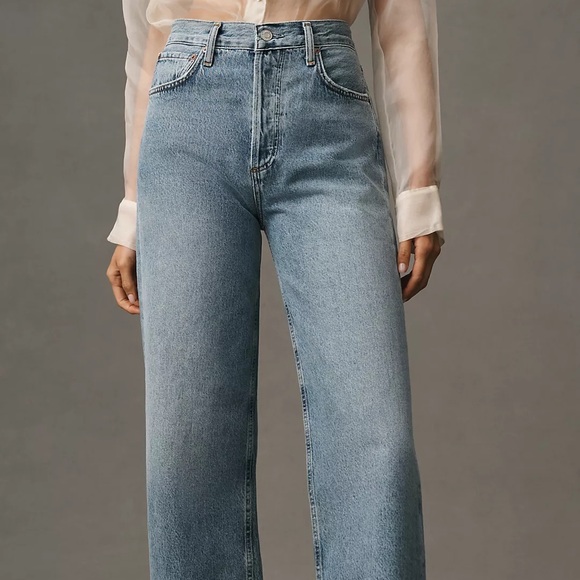 AGOLDE Ren High-Rise Wide-Leg Jeans - Picture 6 of 8